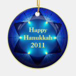 Lycklig Hanukkah 2011 prydnad Juldekoration