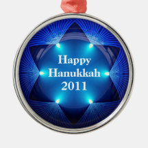 Lycklig Hanukkah 2011 prydnad Julgransdekorationer
