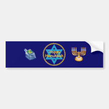 Lycklig-Hanukkah Bildekaler