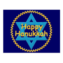 Lycklig-Hanukkah Vykort