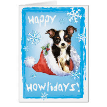 Lycklig Howliday Chihuahua Kort