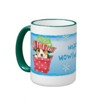 Lycklig Howliday Corgi Kaffe Kopp