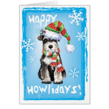 Lycklig Howliday miniatyrSchnauzer Kort