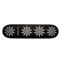 Lycklig jul - iskristaller skate board deck