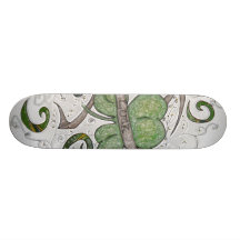 Lycklig klöver anpassningsbara skateboard