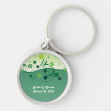Lycklig klöver Keychain Nyckelring