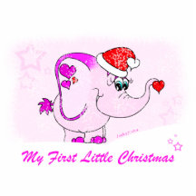 Lycklig Pinkie min första julfotoskulptur Cut Out