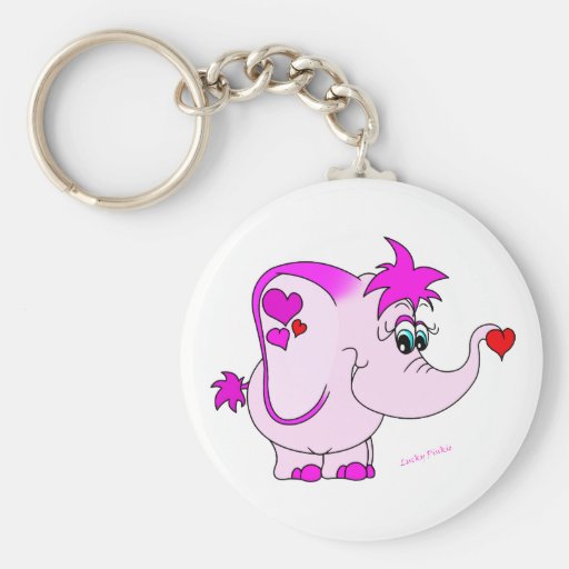 Lycklig Pinkie Nyckelring