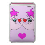 Lycklig Pinkievalentin MacBook för dag sleeve MacBook Air Sleeves