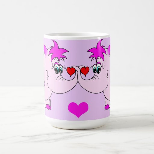 Lycklig Pinkievalentin mugg för dag