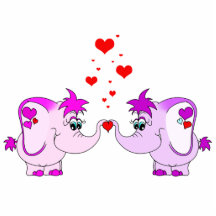 Lycklig Pinkievalentin skulptur för dag Photo Cutouts