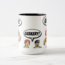 Lycklig robotGeekery mugg