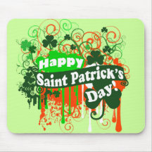 Lycklig saint patrickdag mus matta