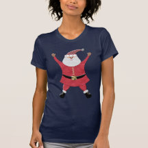 Lycklig Santa banhoppning för glädje T Shirt