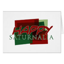 Lycklig Saturnalia 02 Hälsnings Kort