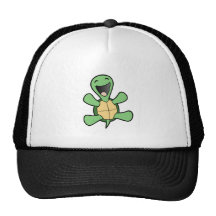 Lycklig sköldpadda baseball hat