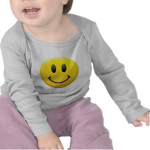 Lycklig smiley face tee shirts