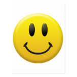 Lycklig smiley face vykort