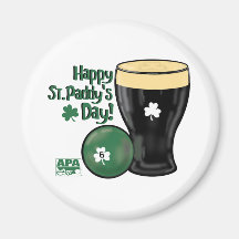 Lycklig St.-paddy'sdag Kylskåpmagneter
