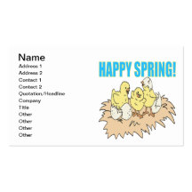 Lycklig vår 2 visitkort