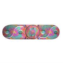 LYCKLIG YIN YANG YINYANG:  vid Naveen Skateboard Deck