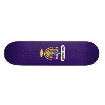 Lyckliga Channukah Menora/Chanukia Skate Board Decks
