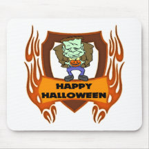 Lyckliga Halloweeen Frankenstein Mus Mattor