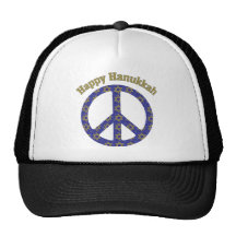 Lyckliga Hanukkah anpassadegåvor och utslagsplatse Baseball Hat