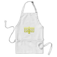 Lyckliga Hanukkah Förkläden