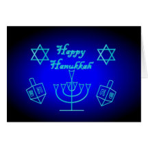 lyckliga hanukkah hälsnings kort