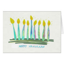 lyckliga hanukkah hälsningskort