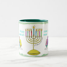 LYCKLIGA Hanukkah! Kaffe Muggar