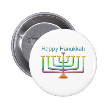 Lyckliga Hanukkah Knapp Med Nål