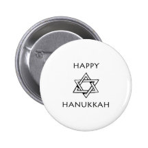 Lyckliga Hanukkah Knappar
