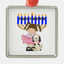 Lyckliga Hanukkah vänner Jul Dekorationer