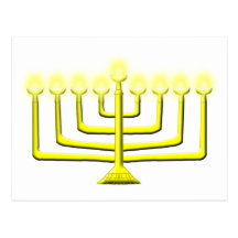 Lyckliga Hanukkah Vykort