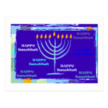 Lyckliga Hanukkah Vykort