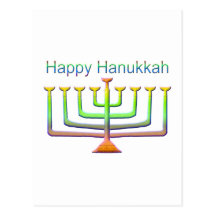 Lyckliga Hanukkah Vykort