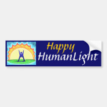 Lyckliga HumanLight Bildekaler