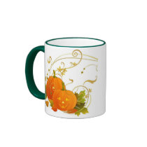 Lyckliga pumpor kaffe muggar