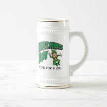 Lyckliga Sts Patrick dag Time för en pimpel Kaffe Mugg