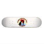 Lyckliga ursnygga valentin dag skate board