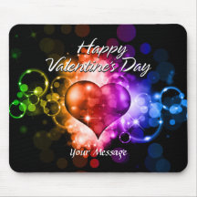 Lyckliga valentin dag 5 Mousepad Mus Mattor