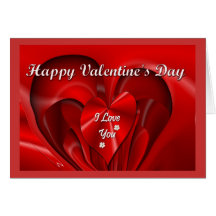 Lyckliga Valentine' s-dag Hälsnings Kort