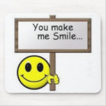 Lyckligt ansikte för Smiley Mus Matta