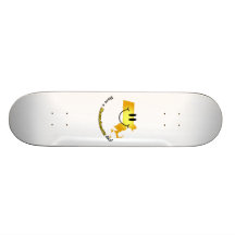 Lyckligt ansikte - ha en Massachusetts dag! Anpassad Skate Board