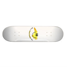 Lyckligt ansikte - ha en North Carolina dag! Skateboard