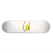 Lyckligt ansikte - ha en Oklahoma dag! Skate Board