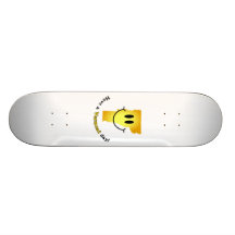 Lyckligt ansikte - ha en Vermont dag! Skateboard