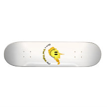 Lyckligt ansikte - ha en West Virginia dag! Skateboard